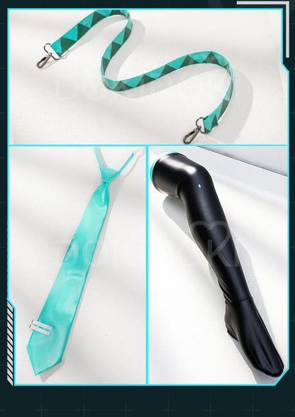 IN STOCK Mikuu Cosplay Costume DokiDoki-R Mikku Cosplay Women Cute Short Dress Costume Mikuu Cosplay Christmas