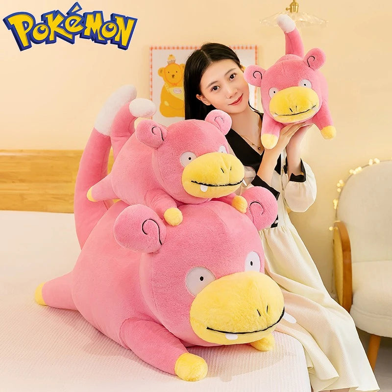 45/60/80CM Big Size Pokemon Slowpoke Plushies Cartoon Anime Plush Soft Doll Pillow Kawaii Stuffed Plushie Give Gift To Children