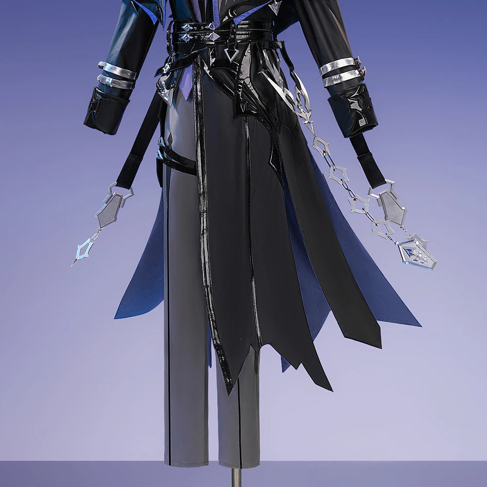 Genshin Impact Kyryll Chudomirovich Flins Cosplay Costume Wig Uniform Outfit Carnival Halloween Party for Women Men Role Play