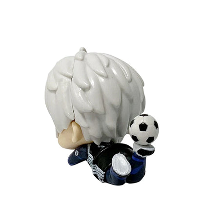 9cm Blue Lock Anime Figure Q Version Nagi Seishirou Action Figure Kawaii Isagi Yoichi Figurine PVC Collection Model Doll Toys