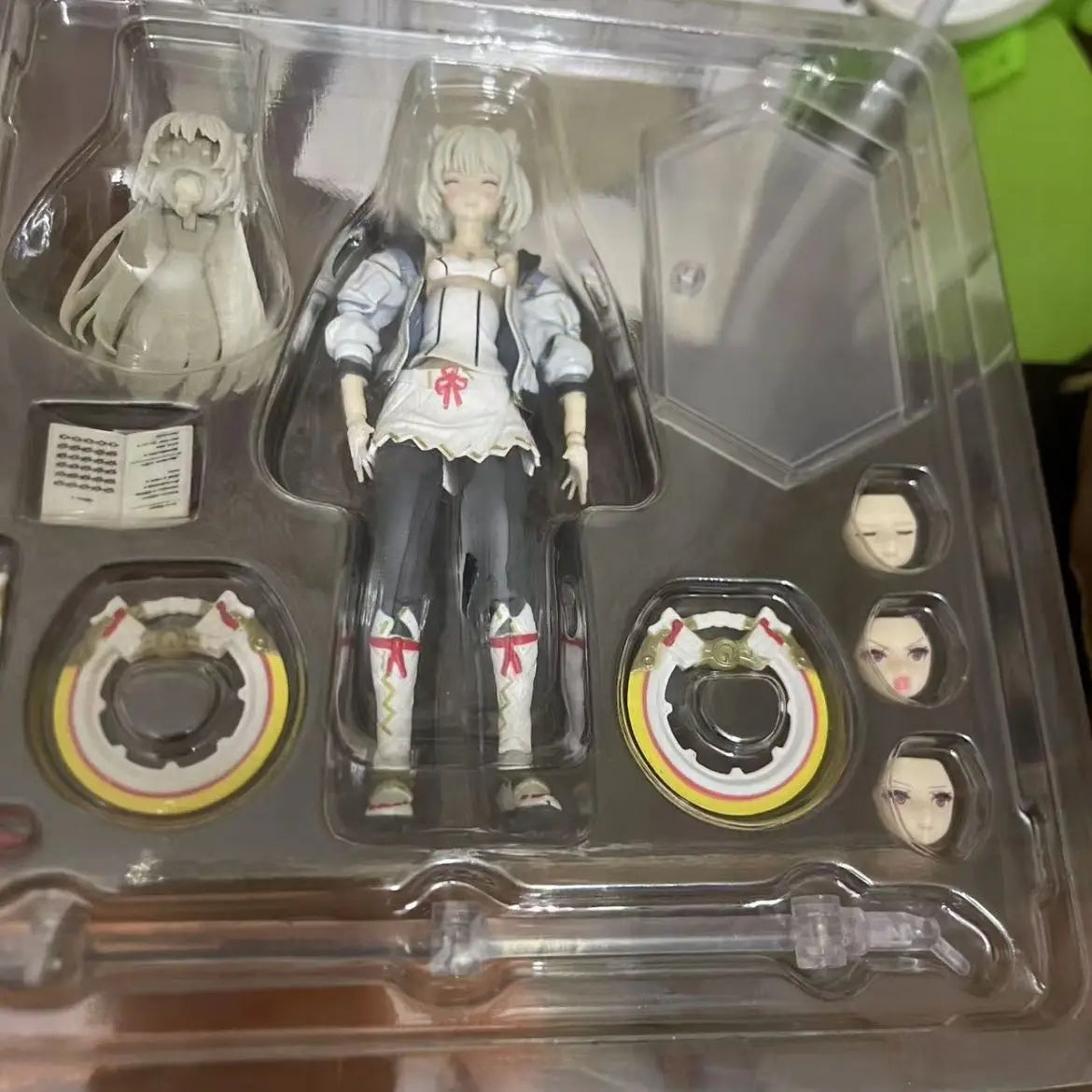 14cm Xenoblade 3 Mio Figure Model Statue with Multiple Accessories Game Girl Desktop Decoration Toy Gift - box