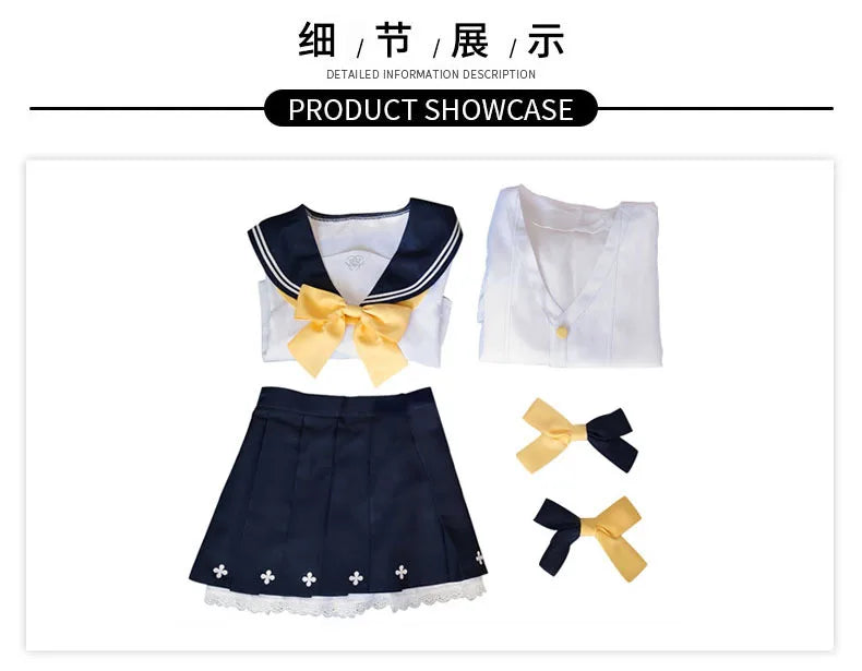 Blue Archive Ajitani Hifumi Cosplay Costume Polyester Asian Size