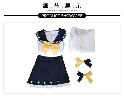 Blue Archive Ajitani Hifumi Cosplay Costume Polyester Asian Size