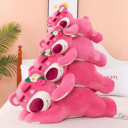 110cm Large Big Size Disney Lotso Kawayi Anime Plush Stuffed Doll Room Decorated with Lovely Pillow Children's Holiday Gifts