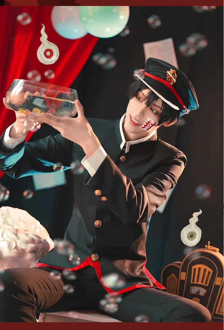 Hanakoo-kunn Cosplay Costume Anime Cosplay DokiDoki-SR Men School Uniform Costume Yugi Amane