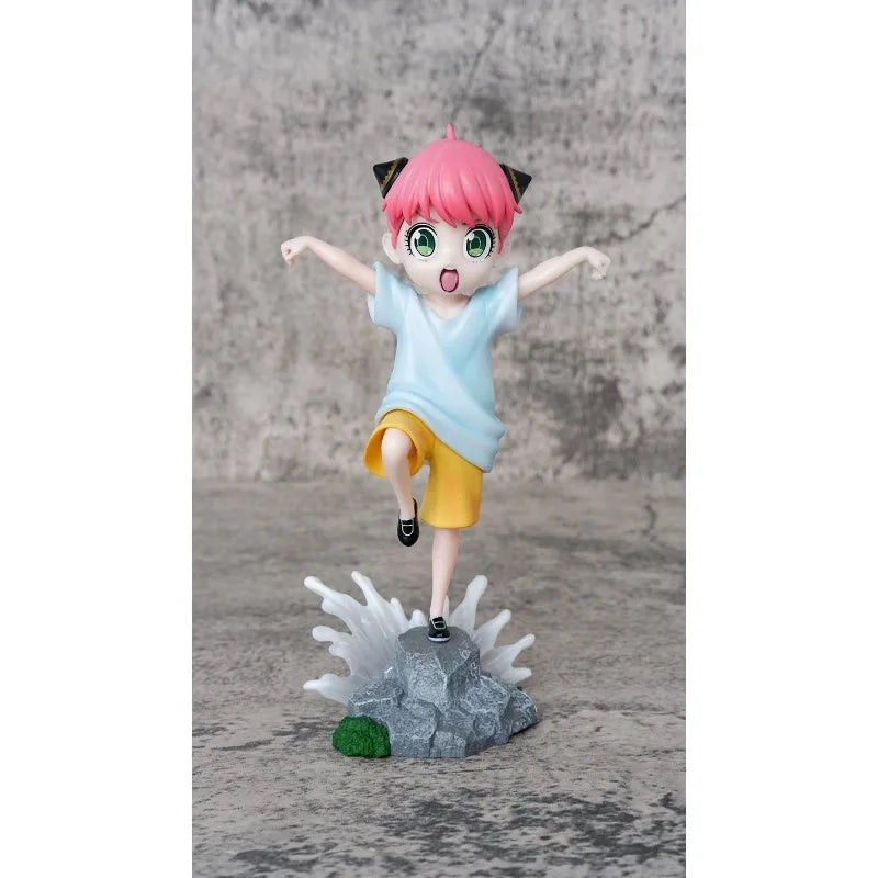 Manga Spy Family Action Figure Sport Student Forger Anya Model Cute Football Figurine Toy PVC Collectible Ornament Birthday Gift