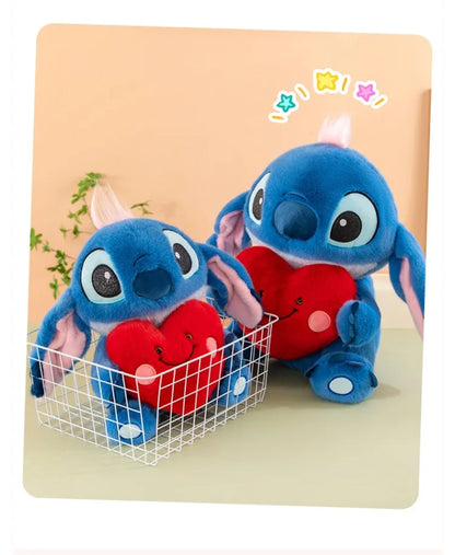 35/50/60cm Big Size Stitch Disney Anime Plush Stuffed Doll Cartoon Plush Doll Room Decoration Children's Pillow Holiday Gift