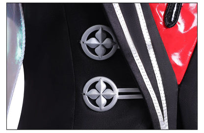 Honkai Star Rail Evernight March 7th Cosplay Costume Wig Dress Earrings Headwear Mysterious Foreign Guest Halloween Party Women