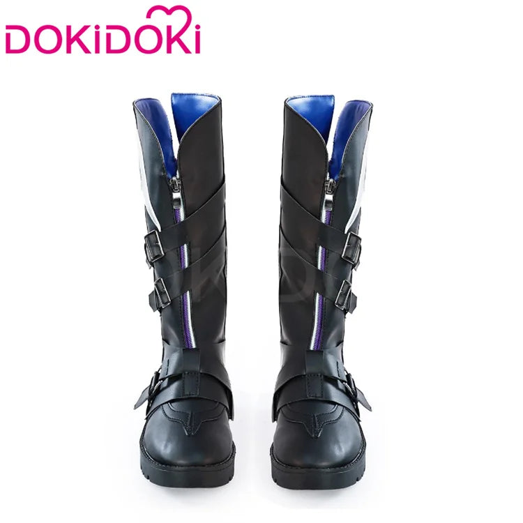 Freminet/Kaveh/Capitano/Ororon Shoes Game Genshin Impact Cosplay DokiDoki Fontaine Men Captain Freminet Shoes Kaveh Cosplay