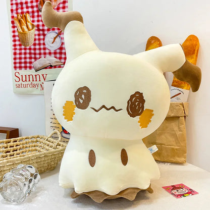 35/95cm Mimikyu Large Pokemon Plush Toys Anime Doll Cartoon Pikachu Pokémon Plushie Kawaii Stuffed Gift for Kids Birthday Xmas