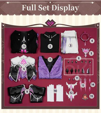 【First Batch in Dec.】Durin Cosplay Costume Genshin Impact【S-3XL】DokiDoki-R Nod-Krai Men Dragon Costume Tail Wings Plus Size