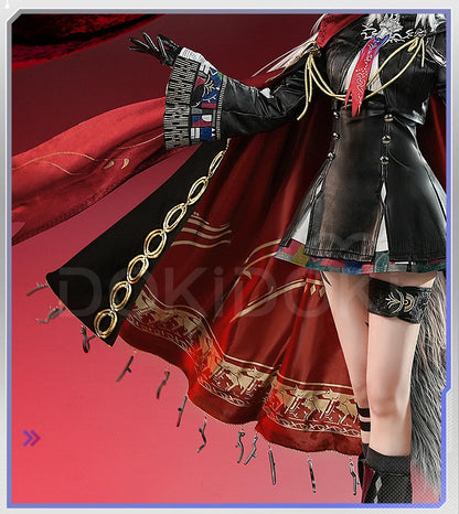 Lappland Saluzzo Cosplay Costume Game Arknights DokiDoki-SR Lappland Cosplay Wig Ears Women Halloween Costume Wig