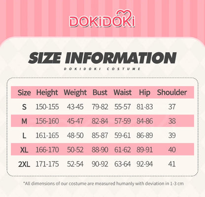 IN STOCK Tetoo Kasanee Cosplay Costume Game Cosplay【S-2XL】DokiDoki-N Women Suit Blue Uniform Tetoo Cosplay Plus Size