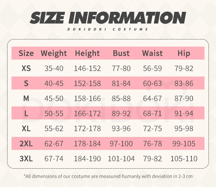 Jinhsi Cosplay Costume Game Wuthering Waves【XS-3XL】DokiDoki-N Women Cute Costume Dress Cosplay Plus Size