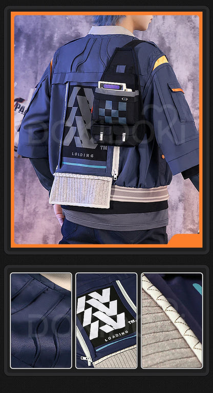 IN STOCK Wise Cosplay Costume Game Zenless Zone Zero Cosplay DokiDoki-SR Wise Cosplay Men Daily Costume Random Paly Wise Wig