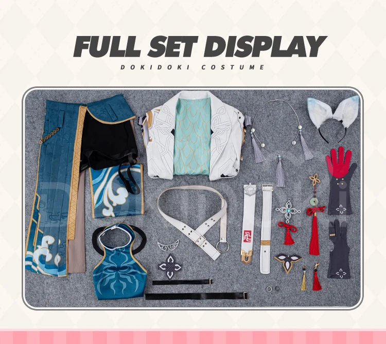 【Only XS is Available】Feixiao Cosplay Costume Game Honkai: Star Rail DokiDoki-N Women Halloween Foxian Fei Xiao Cosplay