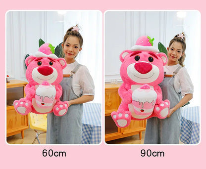 45/60/90cm Super Big Size Lotso Kawaii Disney Anime Plush Stuffed Doll Cartoon Decoration Plush Pillow Children's Holiday Gifts