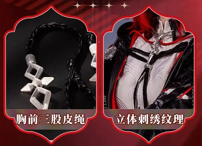 Arknights Exusiai The New Covenant Cosplay Costume Wig Uniform Headwear Earrings Halloween Party for Women Girls Carnival Outfit