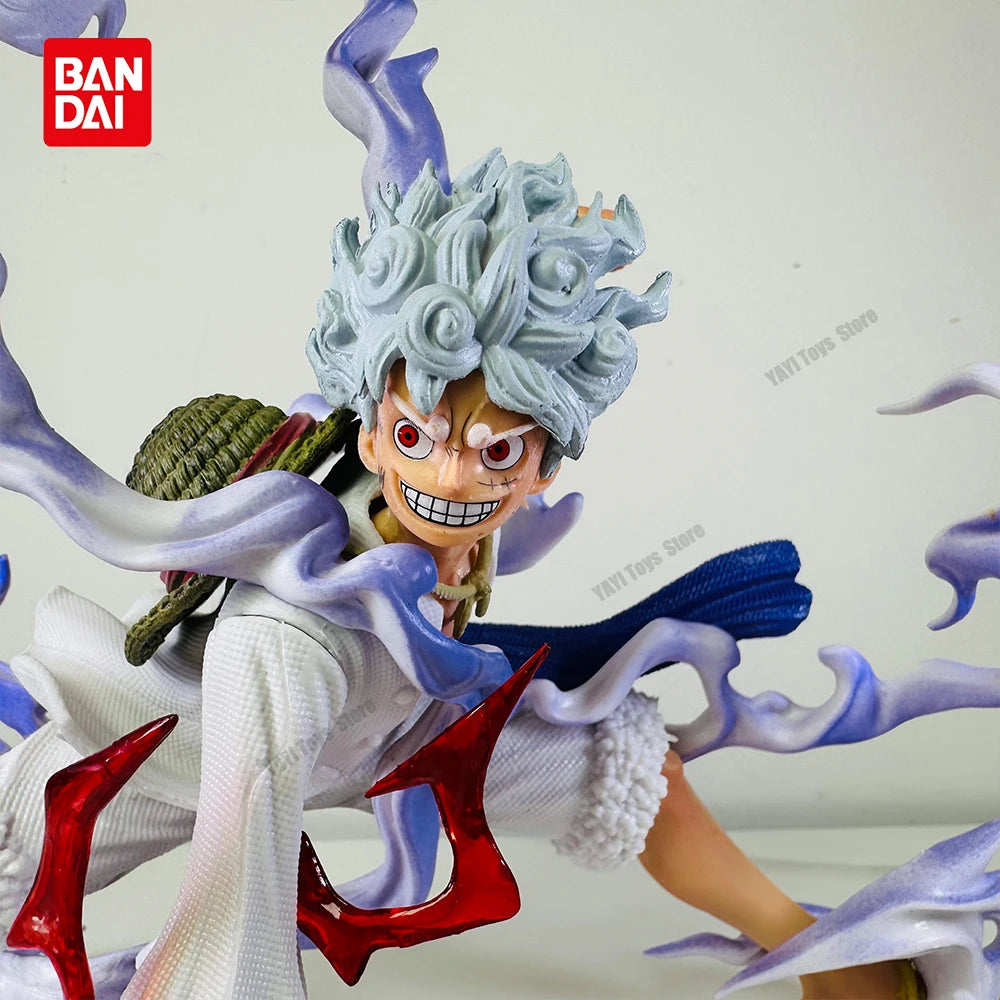 Hot One Piece Anime Figures Nika Luffy Gear 5th Action Figure Gear 5 Sun God Pvc Figurine Statue Model Decoration Doll Toys