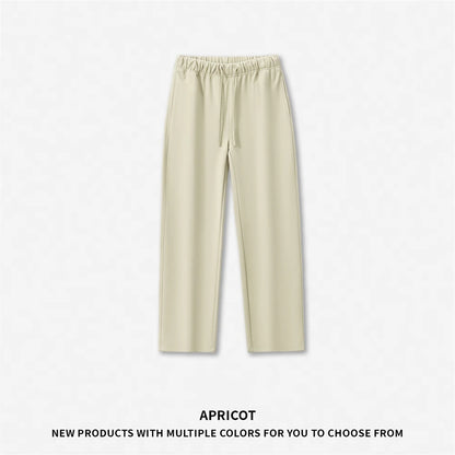 ZODF 2025 Winter Man Basic 420gsm Straight Pants Unisex Loose Clean Fit Sport Trousers Brand Streetwears HY0061