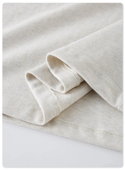 ZODF 2025 Heavy-Weight 425gsm 100% Cotton T-Shirts For Men Unisex Summer Oversized O-Neck Basic Solid T Shirt Brand Tees HY0485