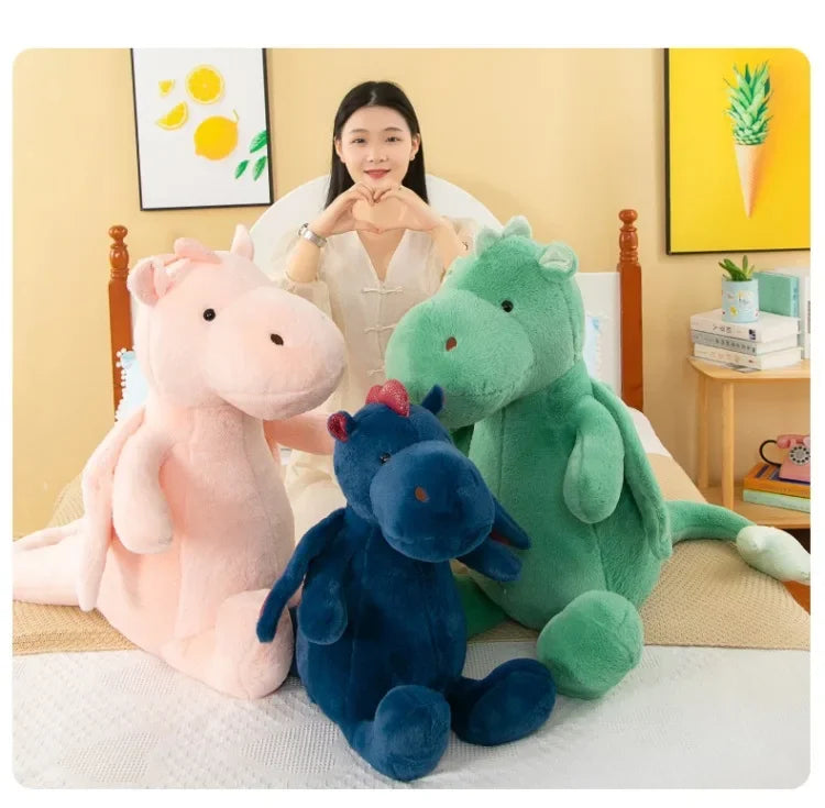 58cm Large Size Dinosaur Soft Gift Stuffed Animal Plush Kawaii Dino Plush Animal Toy Plush Toys Pillow Stuffed Soft Plushie