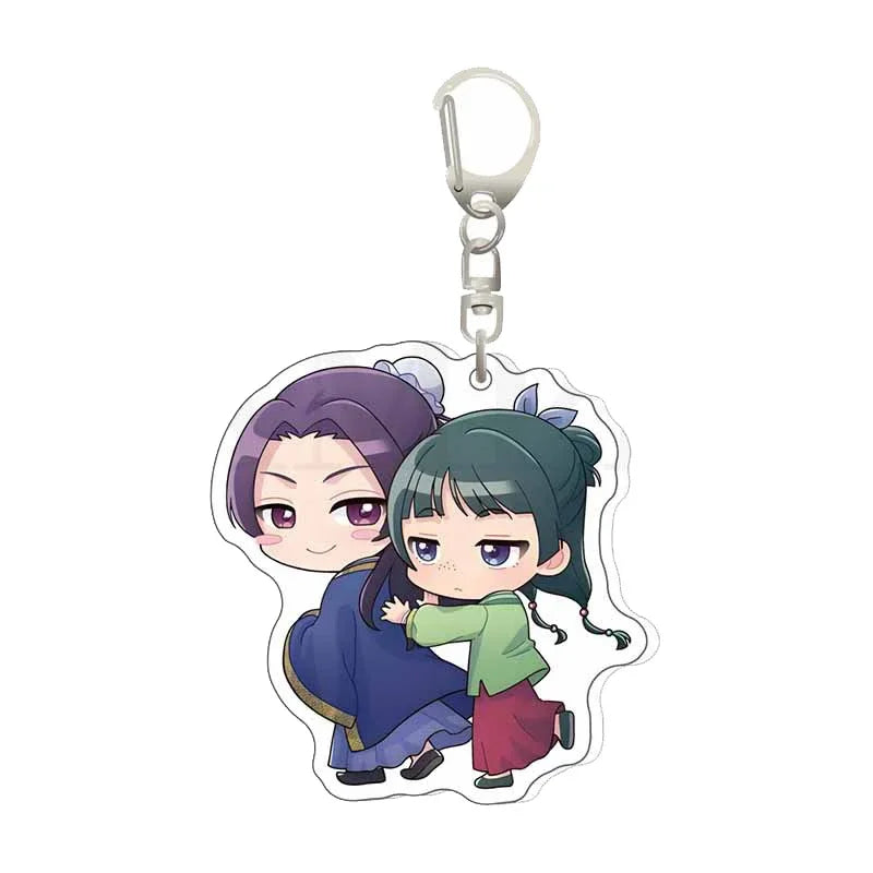 Anime The Apothecary Diaries Maomao Keychain Jinshi Gyokuyou Cosplay Gaoshun Rouran Backpack Pendant Kids Girls Birthday Gifts