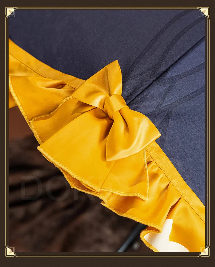 IN STOCK Navia Cosplay Costume Game Genshin Impact DokiDoki-SR Women Halloween Costume Metal Accessories Medieval Navia Wig