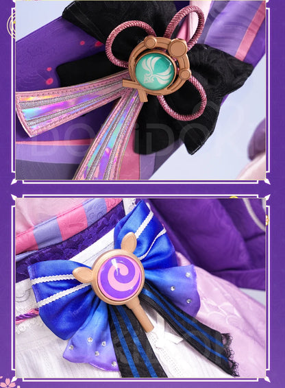 Yumemizuki Mizuki Cosplay Costume Game Genshin Impact【XS-2XL】DokiDoki-R Women Cute Dress Halloween Tail Plus Size