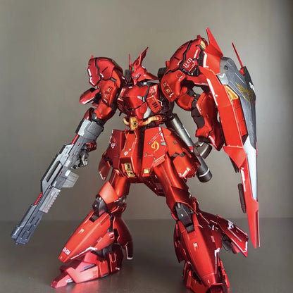 SIHAI Model SAZABI RG 1/144 MSN-04 Electroplate Version Assembly Model Kit Toys Action Figures Robot Plastic Model Kits Gift