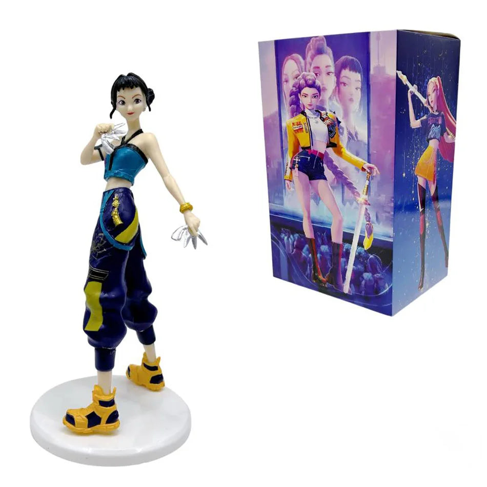 IN STOCK! Witch Hunter Girl Kpop Group Anime Merch - Rumi, Zoe & Mila Collectible Figurines | Desktop Decoration & Fan Gift