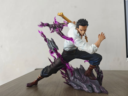 23cm One Piece Dracule Mihawk Figures Mi Hawk Anime Figure Action Figure Pvc Model Statue Collection Decoration Toys Gift Doll