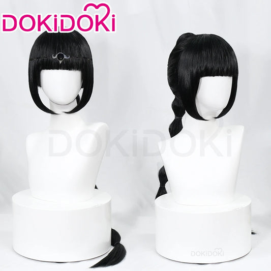 IN STOCK Shadowheart Wig Game Cosplay Wig DokiDoki Women 100cm Long Black Wig Shadowheart Cosplay Free Wig Cap