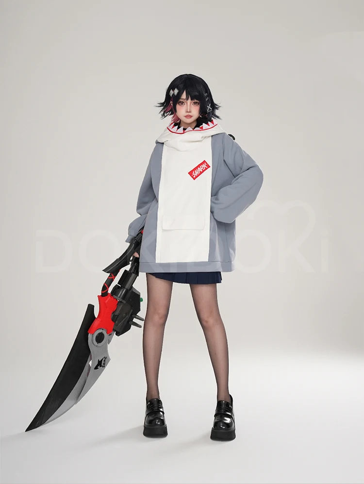 IN STOCK Eous Sharkboo Bangboo Luckyboo Doujin Cosplay Costume Game Zenless Zone Zero【S-3XL】DokiDoki-R Women Hoodie Plus Size