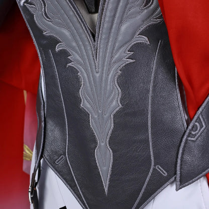 Wuthering Waves Lupa Cosplay Costume Wig Bodysuit Earrings Tail Headwear Halloween Party for Women Girls Carnival Props iCoser