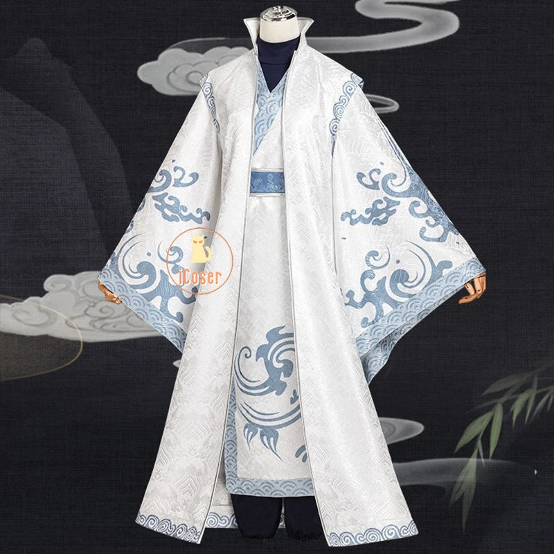 Anime Movies Nezha Aobing Cosplay Costume Wig Hanfu Uniform Horns Sticker Ao Bing Ancient Clothing Ne Zha 2 Halloween Women Men