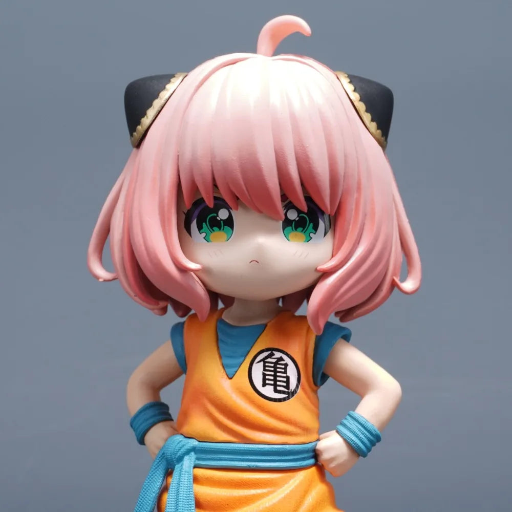 19cm Anime Dragon Ball Z Anya Forger Cosplay Turtle School PVC Action Figure Model Toy Gift