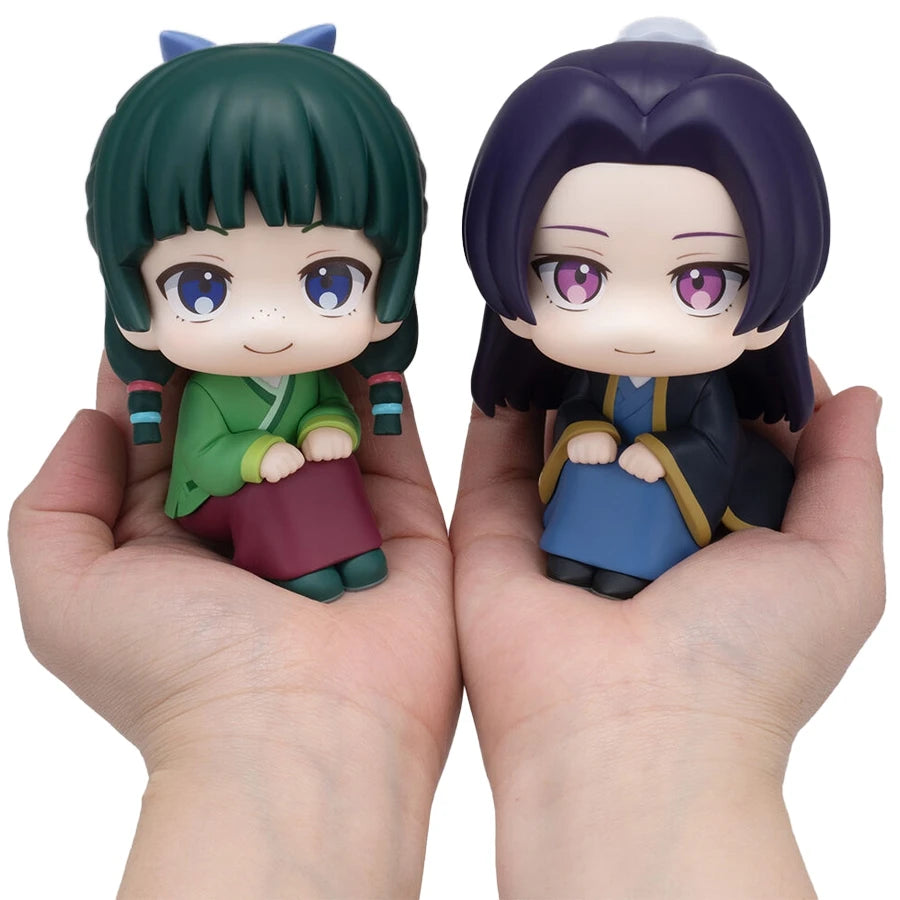 8.5cm Kusuriya no Hitorigoto Anime Figure Look Up Maomao Action Figure Q Version Jinshi Figurine PVC Collection Model Doll Toys