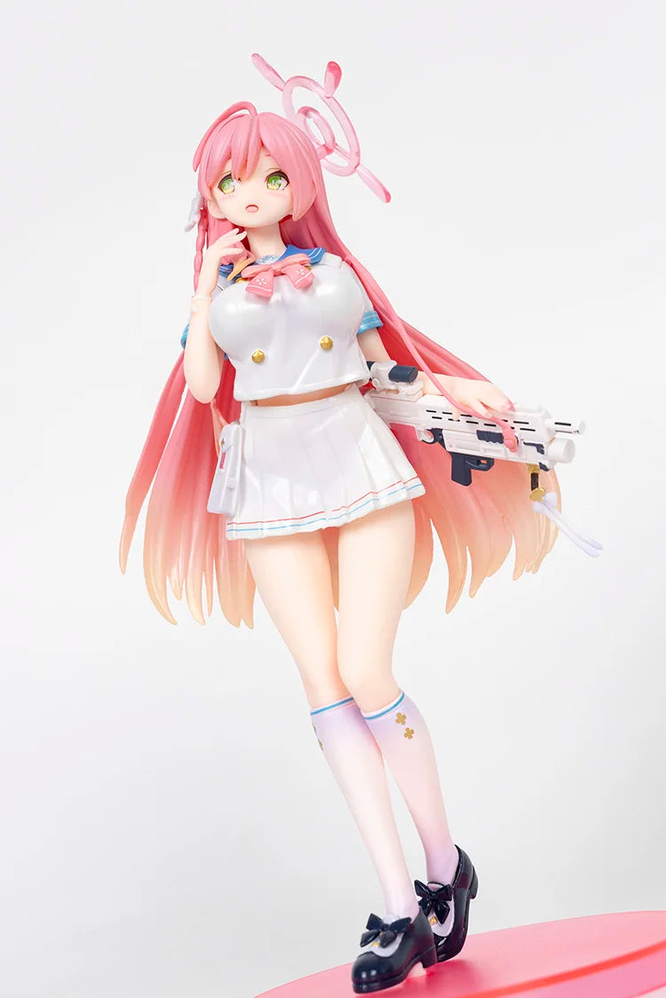 In Stock Blue Archive Urawa Hanako Anime Girl Figure 24cm Urawa Hanako with A Gun Model Ornaments Action Figures Toys Gifts