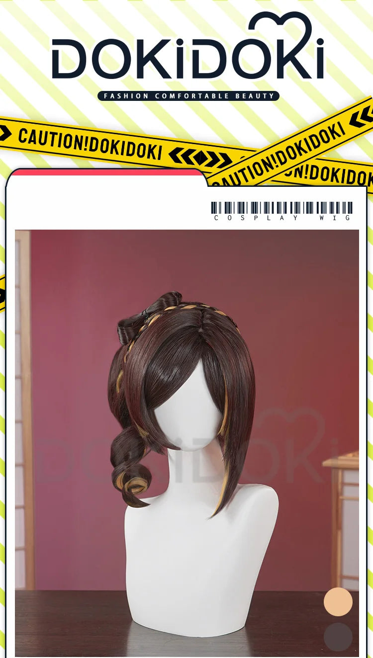 IN STOCK Chiori Wig Game Genshin Impact Cosplay Wig DokiDoki Women Inazuma Fashion Designer Chiori Cosplay Headdress Free Cap