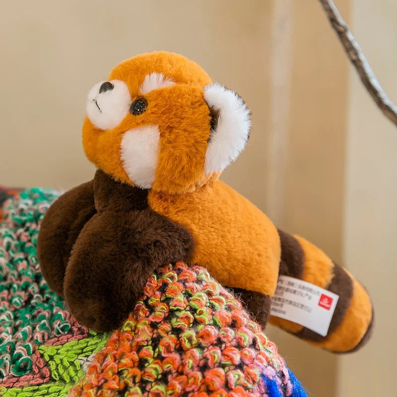 A Panda Doll Lying on Its Wrist in A Lap Lap, A Plush Toy Bracelet in Plush Stuffed Animal Kids Birthday Christmas Gift Stitch