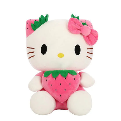 20-45cm Aoger Hello Kitty Plush Toys Anime Kawaii Pillow Doll Stuffed Animal Children Plushies Decoration Peluche Birthday Gift
