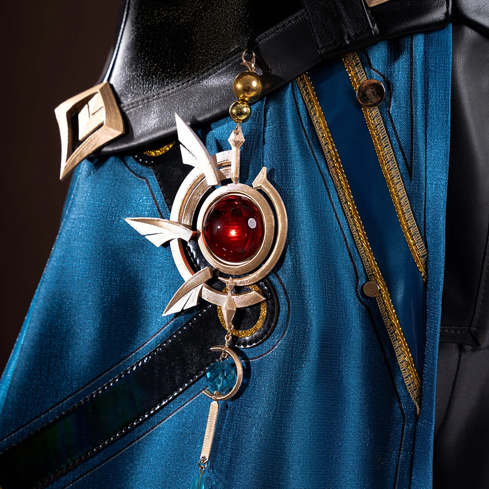 iCoser Honkai Star Rail Anaxa Cosplay Costume Wig Uniform Outfit Anaxagoras Grove of Epiphany Amphoreus Halloween for Women Men