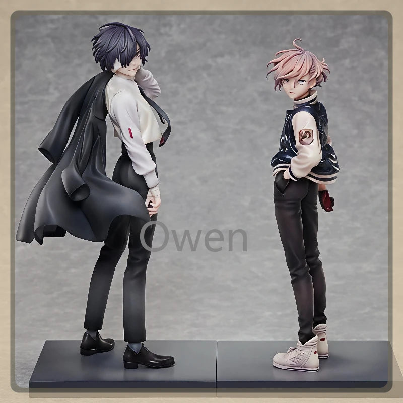 Anime 20CM Dazai Osamu Figurine Bungo Stray Dogs 22CM Nakajima Atsushi Figures PVC Standing Model Collection Toys Birthday Gifts
