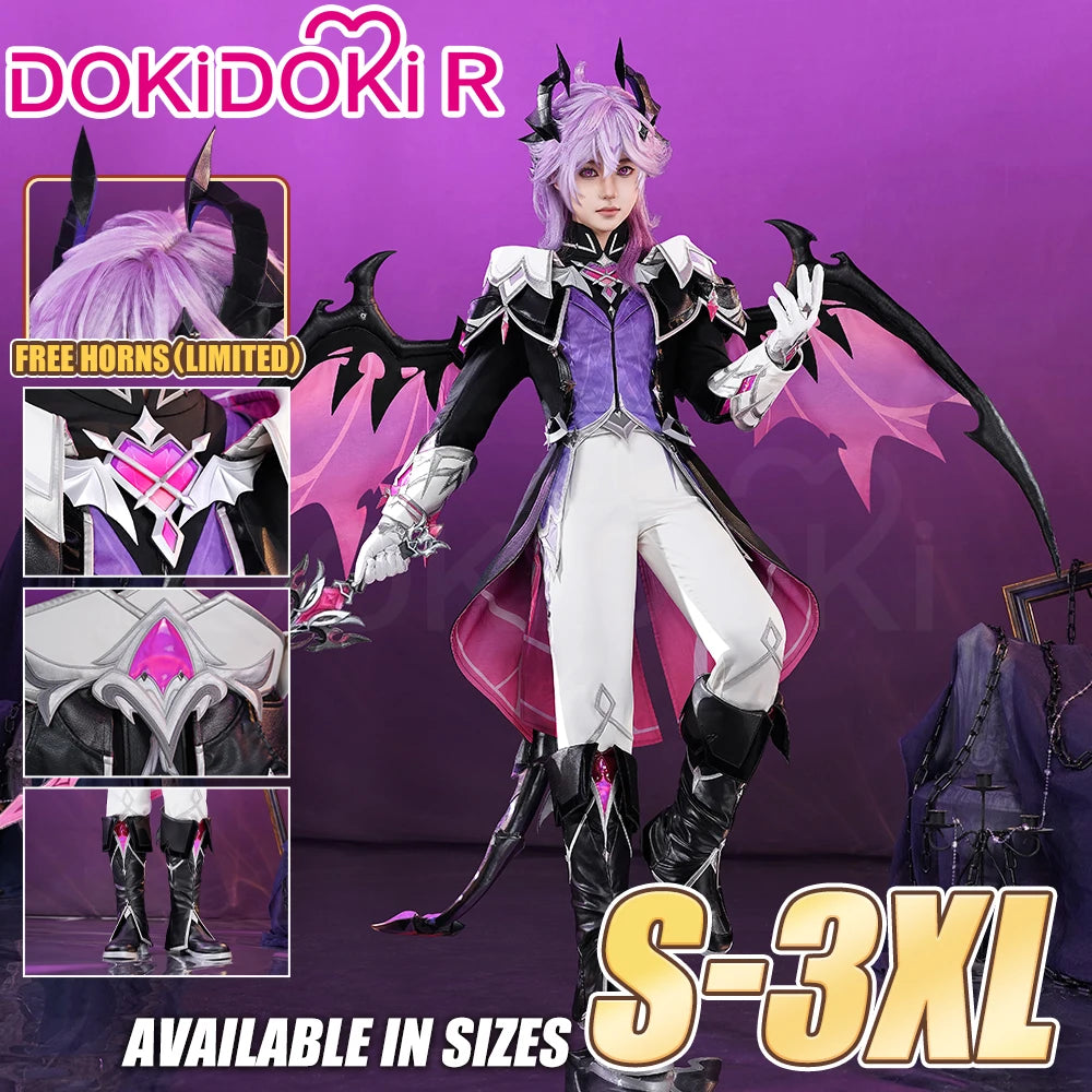 【First Batch in Dec.】Durin Cosplay Costume Genshin Impact【S-3XL】DokiDoki-R Nod-Krai Men Dragon Costume Tail Wings Plus Size