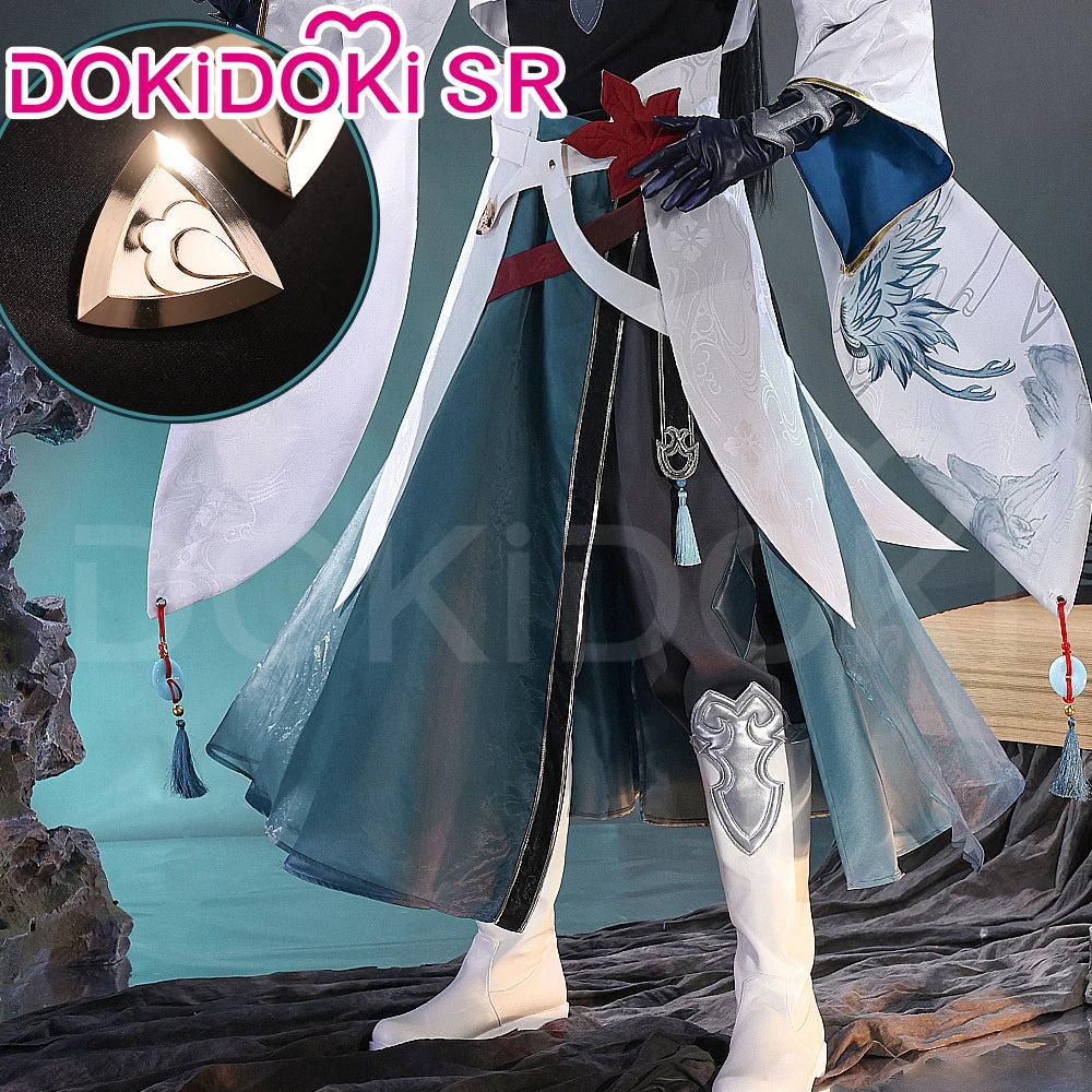 IN STOCK Dan Feng Cosplay Costume Game Honkai: Star Rail DokiDoki-SR Cosplay Imbibitor Lunae Dan Feng Men Dan Heng Halloween