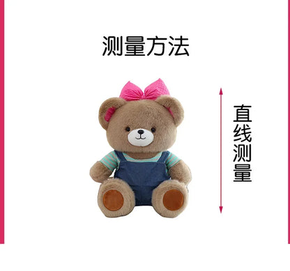 Cute Classic Butterfly Feifei Bear Plush Toys Kawaii Bow Tie Bear Plushie Pillow Stuffed Soft Dolls for Kids Girls Lover Gifts