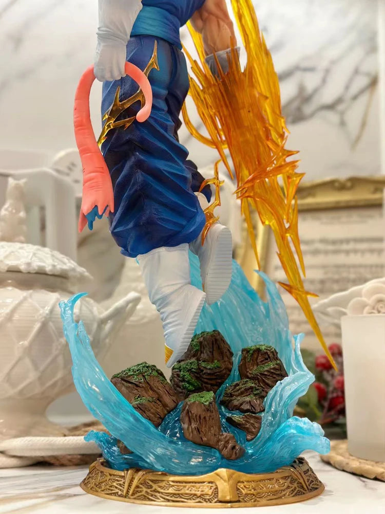Dragon Ball LK Toys Vegetto Anime Figure 40cm Vegetto 2.0 Figure 3 Heads PVC Statue Collection Model Desk Decoration Custom Toy