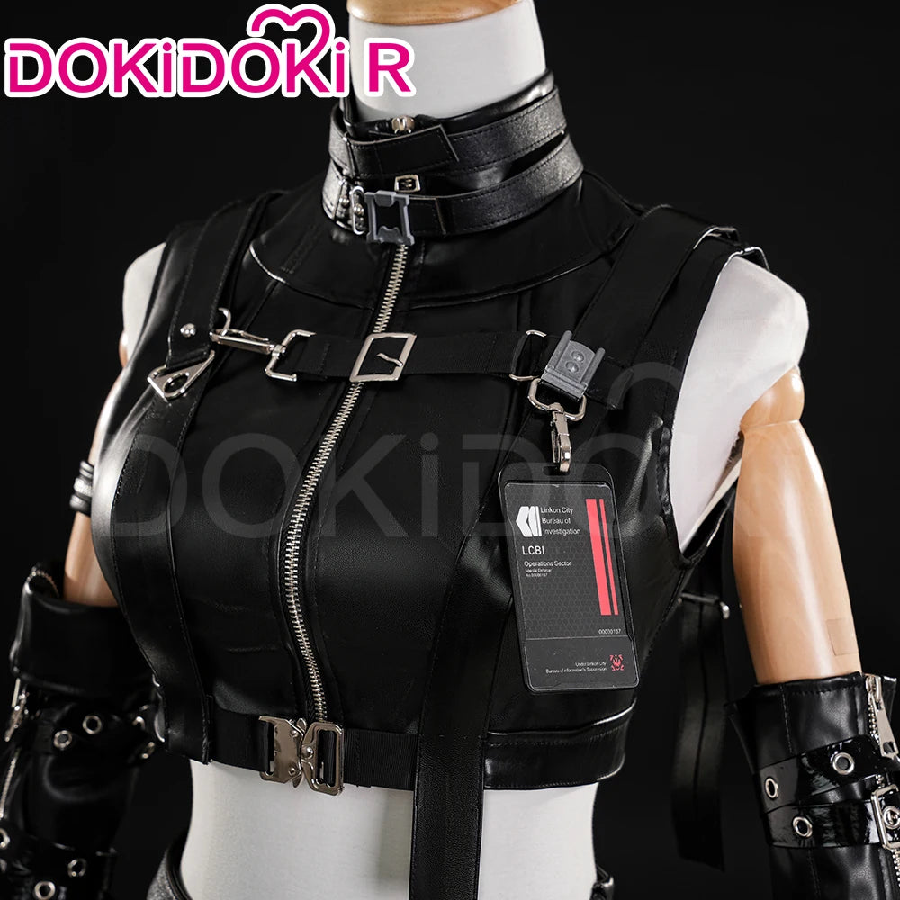 IN STOCK Night's Companion Heroine Cosplay Costume Game Love and Deepspace【XS-2XL】DokiDoki-R Women Leather Plus Size
