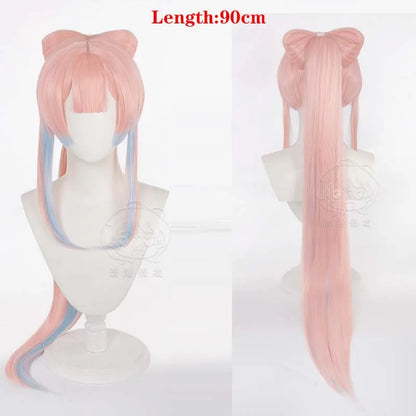 Genshin Impact Sangonomiya Kokomi Cosplay Costume Set Polyester Nylon